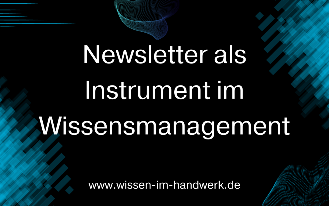 Newsletter im Wissensmanagement